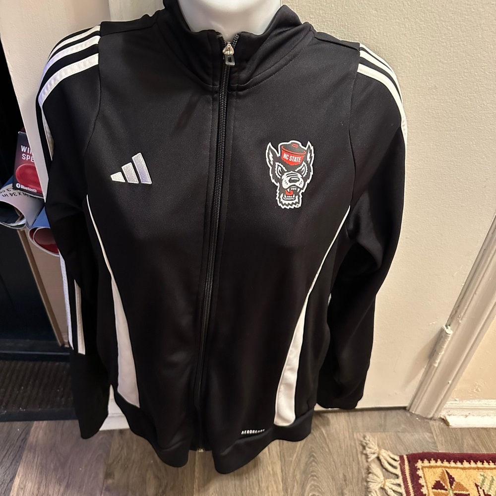 Adidas Black and White AEROREADY Jacket
